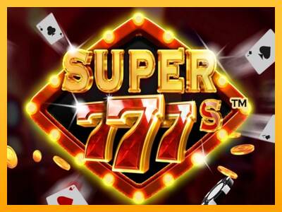 Super 777s máquina de juego por dinero