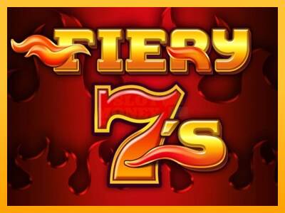 Fiery 7s máquina de juego por dinero