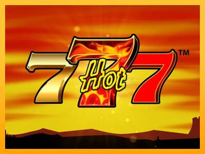 Hot 777 máquina de juego por dinero